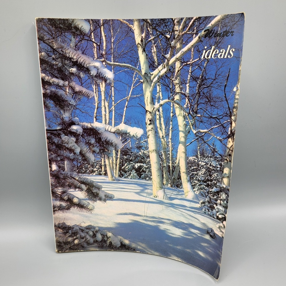 Vintage Ideals Winter 1950 Vol.7 No.1 Magazine February Poetry Art Poems